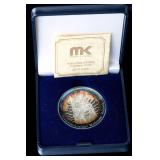 Rare German 999 Fine Silver Christmas Medals 1988/1989, Medaillen Kunst Rare German 999 Fine Silver Christmas Medals 1988/1989, Medaillen Kunst