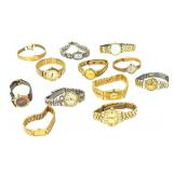 Vintage Ladies Watch Lot: Rolex (Inauthentic), Seiko, Gruen, Jaz, Pulsar, Gucci Vintage Ladies Watch Lot: Rolex (Inauthentic), Seiko, Gruen, Jaz, Pulsar, Gucci