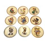 Vintage Hummel Collector Plates Lot (9) Goebel & Schmid Annual Series Vintage Hummel Collector Plates Lot (9) Goebel & Schmid Annual Series