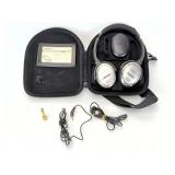 Lot of 2 Bose QuietComfort QC-3 & QC-2 Noise Canceling Headphones w/ Cases Lot of 2 Bose QuietComfort QC-3 & QC-2 Noise Canceling Headphones w/ Cases