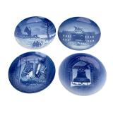 Collectible B&G Danish Christmas Plates Lot of 4: 1965, 1970, 1975, 1990 Collectible B&G Danish Christmas Plates Lot of 4: 1965, 1970, 1975, 1990