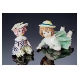Zampiva Spaghetti Hair Porcelain Child & Clown Figurines Lot of 2 Zampiva Spaghetti Hair Porcelain Child & Clown Figurines Lot of 2