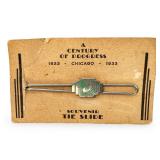 1933 Chicago Century of Progress Tie SLIDES & 1939 NY World's Fair Pin Lot 1933 Chicago Century of Progress Tie SLIDES & 1939 NY World's Fair Pin Lot