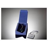 Swarovski Mesmerizing Blue Crystal Heart Pendant Necklace - 20in Chain, 5.2g Swarovski Mesmerizing Blue Crystal Heart Pendant Necklace - 20in Chain, 5.2g