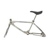 Vintage 1970s Race Inc RA-7 Aluminum BMX Racing Bike Frame & Wide Chromoly Forks