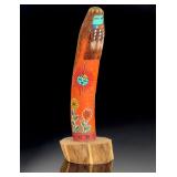 Signed Ber Pahona Hopi Long Hair Corn Maiden Kachina Doll Wood Carving 1998