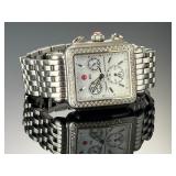Michele Deco MW06A0 Diamond Chronograph Mother of Pearl Stainless Steel Watch