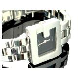 Vintage Gucci 3600L G-Watch Stainless Steel Black Dial Swiss Ladies Watch