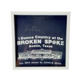 Ray Benson Signed Autograph T-Shirt, Broken Spoke Austin Texas Country Music Memorabilia