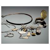 Sterling Silver Scrap Lot, Damaged Jewelry, Parts, Crafting, 95 Grams