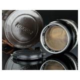 Vintage Nikon Nikkor-P Auto 105mm f/2.5 F-Mount Portrait Lens with Case