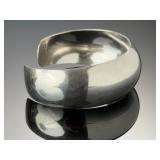 Vintage Mexican Sterling Silver Cuff Bracelet Taxco 925 TB-62 Mid-Century