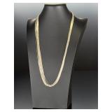 CJC Native American Sterling Liquid Silver 20-Strand Necklace 29'