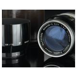 Nikon Nikkor-Q Auto 135mm f/3.5 Vintage F Mount Lens Case Hood Nippon Kogaku