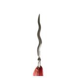 Vintage Chinese Wushu Serpentine Spear Martial Arts Practice Weapon