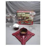 Christmas Tree Accessories and Train Set