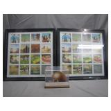 Framed Collages and Football Display Case