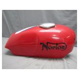 Norton Motorcycle Gas Tank with Union Jack