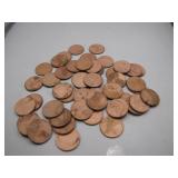 Nice Lot of 48 Clean Wheat Pennies