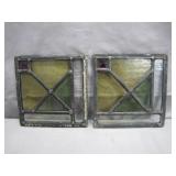 Early 20th Century Leaded Glass Panels