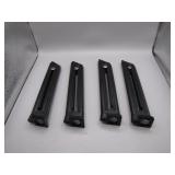 Four .22 Cal Ruger Ammo Clips