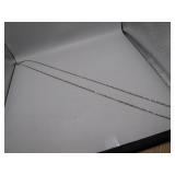 27-Inch Sterling Silver Chain Necklace