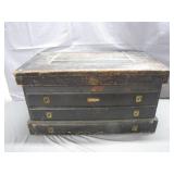 Antique 1930s Handmade Craftsman Tool Chest