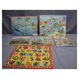 1950s-Style Picture Puzzle Collection, Set of 6