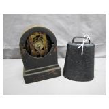 Terry Clock Co. Timepiece with Bell Weight