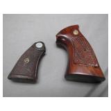 Matched Pair of Wood Gun Grips
