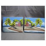 Tropical Island Landscape Paintings