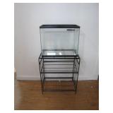 Glass Aquarium With Metal Stand, 20-Gallon