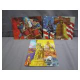 3 Bicentennial Record Postcards