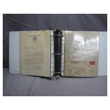 Binder of Historical Documents and Letters