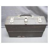 Kennedy Metal Tool Box With Compartments