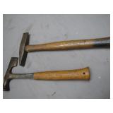 Vintage Hammers with Wooden Handles