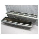 Large Metal Garden Planters