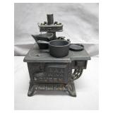 Cast Iron Toy Stove with Accessories