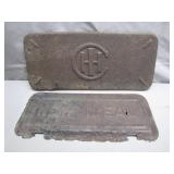 Antique Tractor Tool Box Covers with Logos