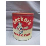 Mid-Century Beckerï¿½s Snack Can Tin