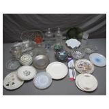 Eclectic Collection of Glassware and Dishes