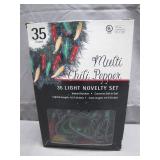 Multi Chili Pepper String Light Set, 35 Bulbs