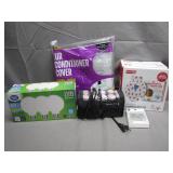 Household Essentials Lot With Mini Waffle Maker