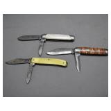 Three Vintage Pocket Knives