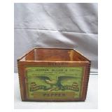 Hopper, McGaw & Co. Wooden Pepper Box