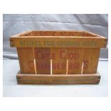 Cape Cod Cranberries Wooden Crate