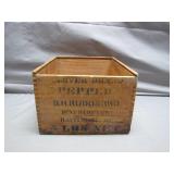 Wooden Clover Brand Pepper Box, Baltimore