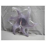 Murano Glass Star-Shaped Art Bowl