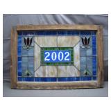2002 Stained Glass Window Panel