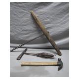 Rustic Hand Tools Including Auger